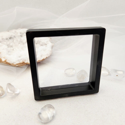 Floating Transparent Acrylic Display Frame (approx. 9x9x2cm)