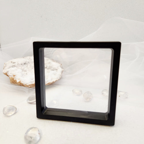 Floating Transparent Acrylic Display Frame (approx. 10.8x10.8x2cm)