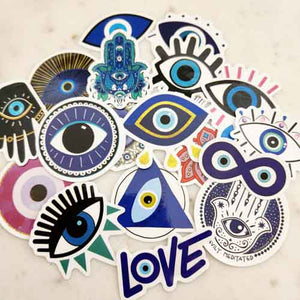 Blue Eye Self-Adhesive Sticker for Crafting