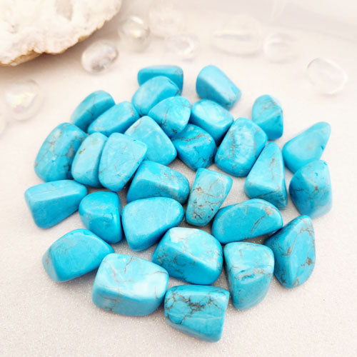 Sky Blue Dyed Howlite Tumble (assorted)