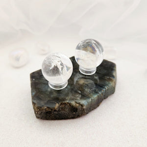 Round Crystal Sphere Stand