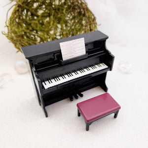 Piano & Stool for your Fairy Garden or Dolls House
