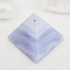 Blue Lace Agate Pyramid