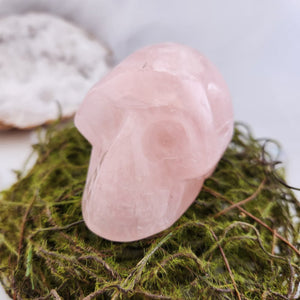 Rose Quartz Skull