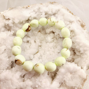 Chrysoprase Nugget Bracelet 