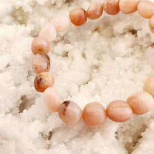 Pink Opal Nugget Bracelet