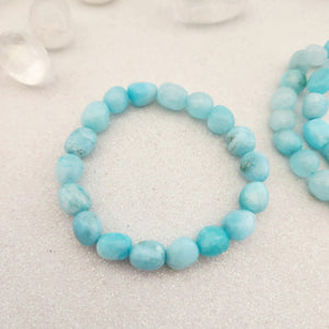 Blue Aragonite Nugget Bracelet (assorted) – Inspire Me Online