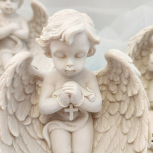 Kneeling Cherub Tea Light Holder