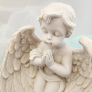 Kneeling Cherub Tea Light Holder