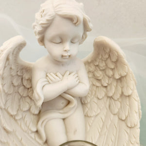 Kneeling Cherub Tea Light Holder