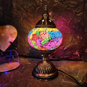 Colourful Turkish Style Cracked Mosaic Lamp