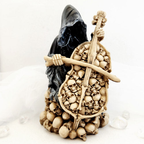 Grim Reaper Playing the Cello (approx. 23cm)