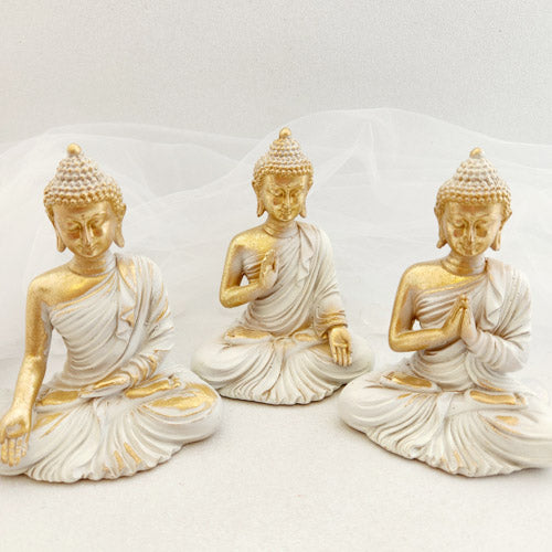 Gold and Grey Buddha (assorted. approx. 13cm)
