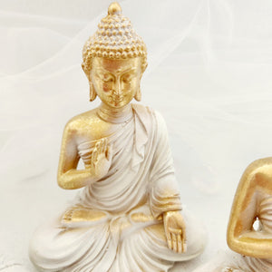 Gold and Grey Buddha