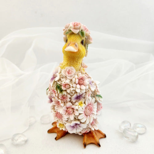 Floral Duck (approx. 17cm)