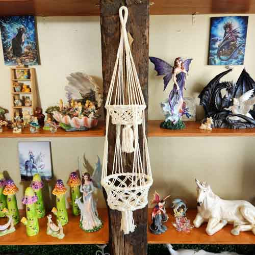 Macrame Double Pot Hanging (approx. 106cm)