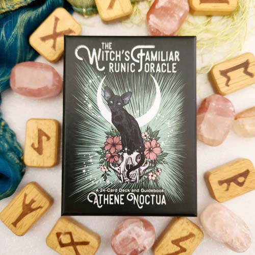 The Witch's Familiar Runic Oracle Cards (24 cards & guide book)