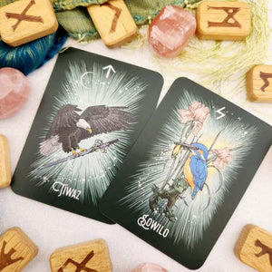 The Witch's Familiar Runic Oracle Cards