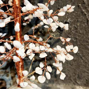 White Jade Crystal Tree with White Jade Base