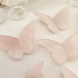 Rose Quartz Butterfly