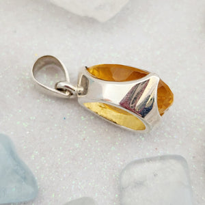 Citrine Tear Drop Pendant