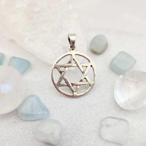 Star of David Pendant (sterling silver)