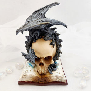 Dragon Skull Spellbook | Resin | LED Colour-Changing