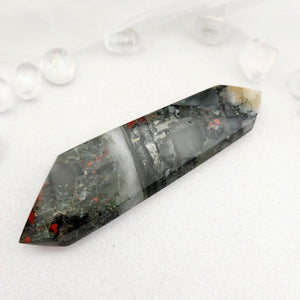 Bloodstone Double Terminated Point