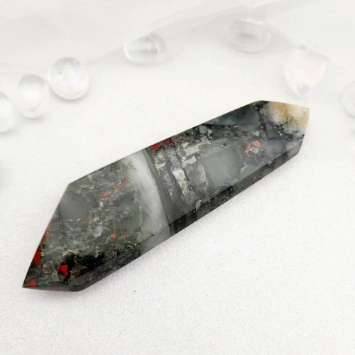 Bloodstone Double Terminated Point (approx. 16x4.5x1.8cm)