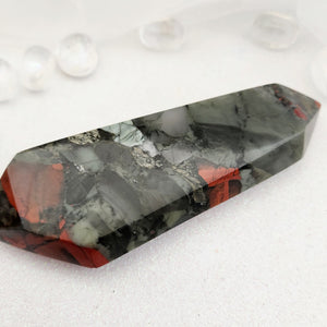 Bloodstone Double Terminated Point