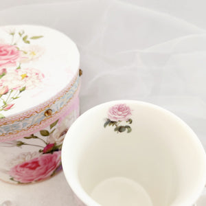 Pink Roses Mug with Gift Box
