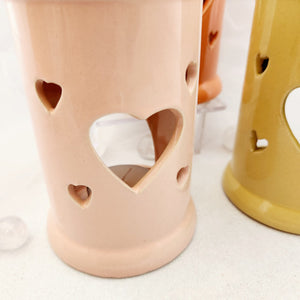 Heart Cut Out Oil Burner