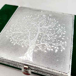 Tree Of Life Box with Green Velvet