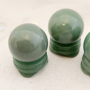 Green Aventurine  Sphere & Stand