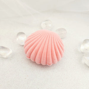 Pink Shell Shaped Velvet Jewellery Gift Box