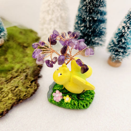 Bee with Amethyst Tree (approx. 6x4cm)