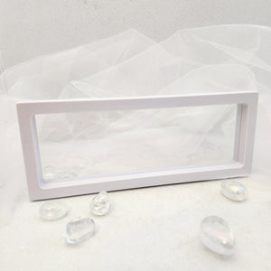 White Floating Transparent Acrylic Display Frame