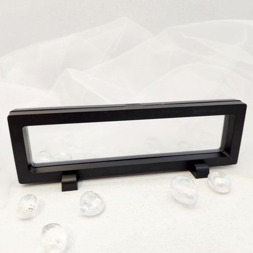 Floating Transparent Acrylic Display Frame with Feet (approx. 23x9x2cm)