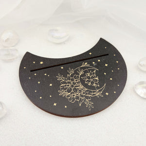 Moon & Flowers Tarot/Oracle Card Holder