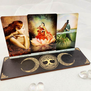 Triple Moon Tree of Life Tarot/Oracle Card Holder