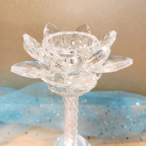 Crystal Lotus Tealight Holder