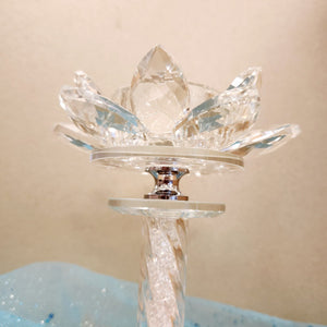 Crystal Lotus Tealight Holder