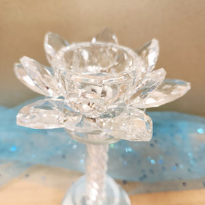 Crystal Lotus Tealight Holder