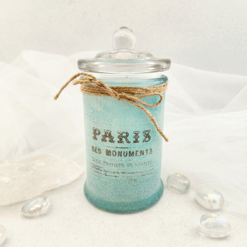 Blue Paris Jar