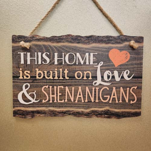 This Home is Built on Love Wall Art