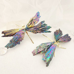 Electroplated Black Kyanite Dragonfly