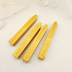 Gold Sealing Wax Stick with Wick