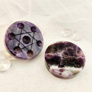Amethyst Star Stand for Tiny Spheres