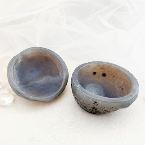 Agate Dish (assorted. approx. 8.2x9x4-4.2cm)
