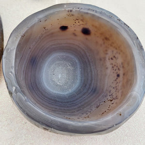 Agate Dish (assorted. approx. 8.2x9x4-4.2cm)